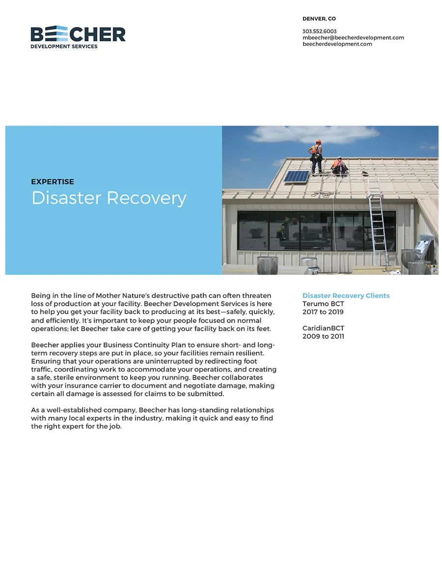 Disaster Recovery