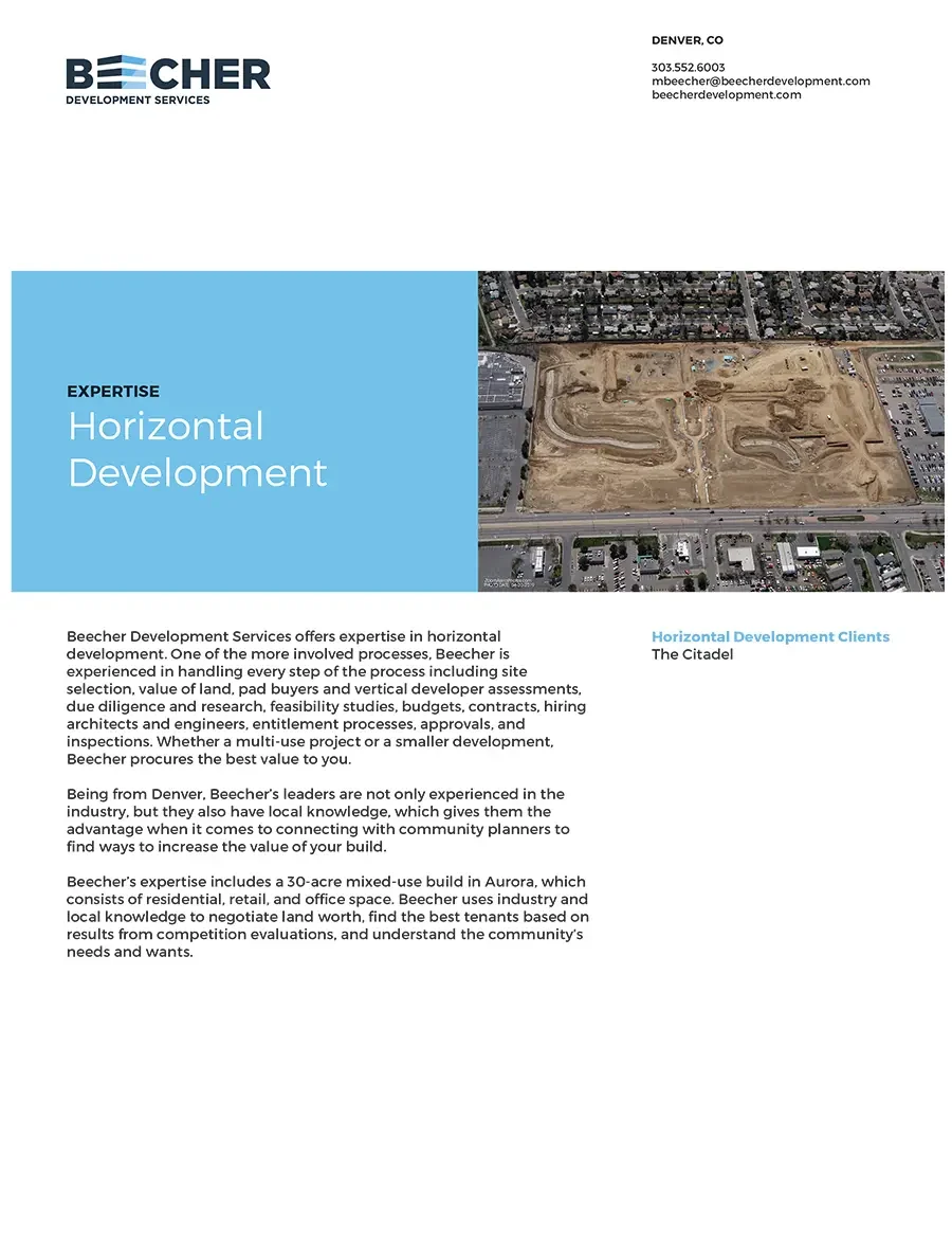 Horizontal Development